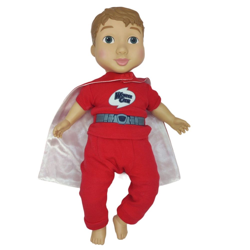 Playmonster Wonder‎ Crew Superhero Will Doll w/Outfit 17" tall 2016